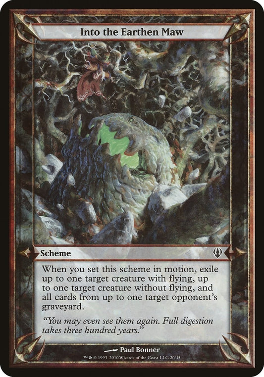 Image for Into the Earthen Maw (Archenemy) - Magic: The Gathering