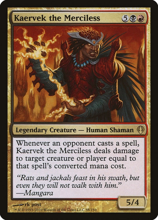 Image for Kaervek the Merciless (88) - Magic: The Gathering