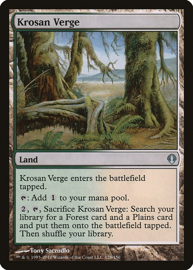 Image for Krosan Verge (128) - Magic: The Gathering