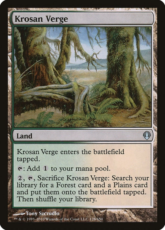 Image for Krosan Verge (128) - Magic: The Gathering