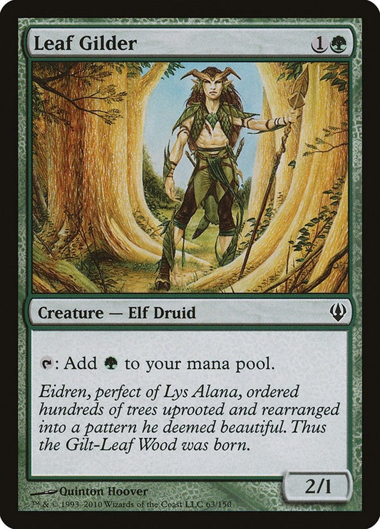Image for Leaf Gilder (63) - Magic: The Gathering