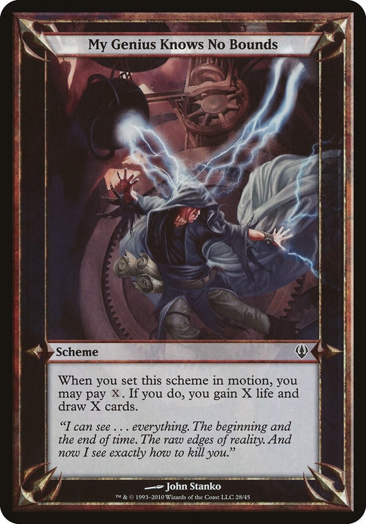 Image for My Genius Knows No Bounds (Archenemy) - Magic: The Gathering