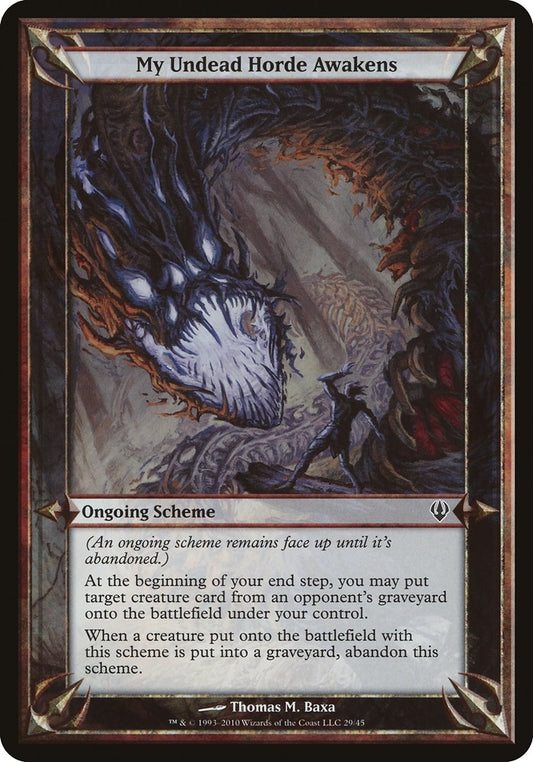 Image for My Undead Horde Awakens (Archenemy) - Magic: The Gathering