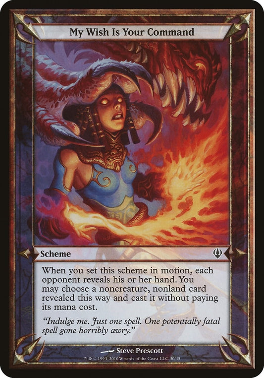 Image for My Wish Is Your Command (Archenemy) - Magic: The Gathering
