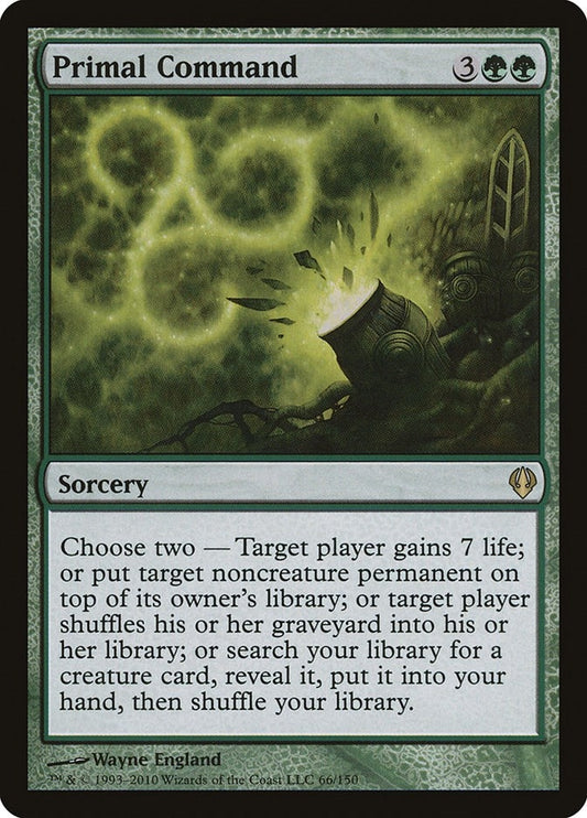 Image for Primal Command (66) - Magic: The Gathering