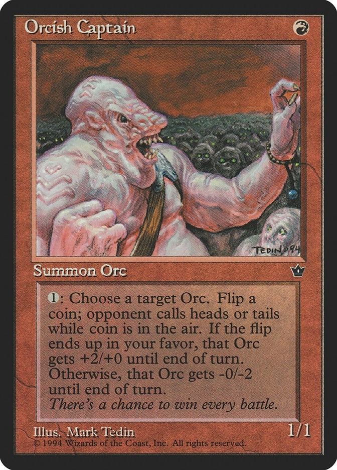 Image for Orcish Captain - Magic: The Gathering