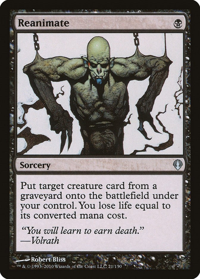 Image for Reanimate (21) - Magic: The Gathering