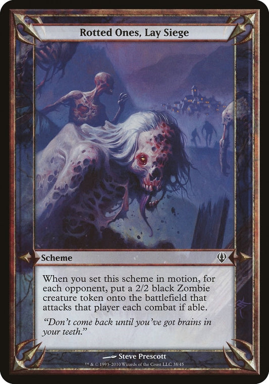 Image for Rotted Ones, Lay Siege (Archenemy) - Magic: The Gathering