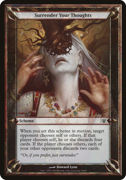 Image for Surrender Your Thoughts (Archenemy) - Magic: The Gathering