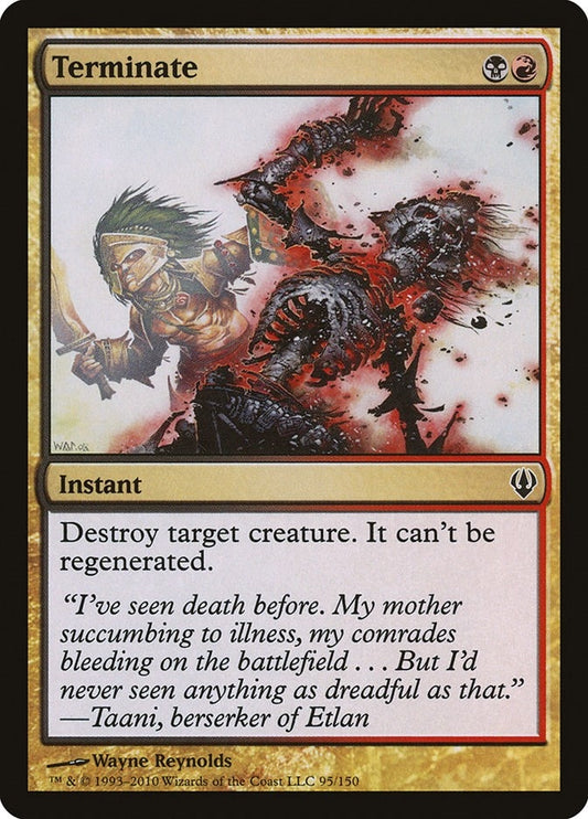 Image for Terminate (95) - Magic: The Gathering
