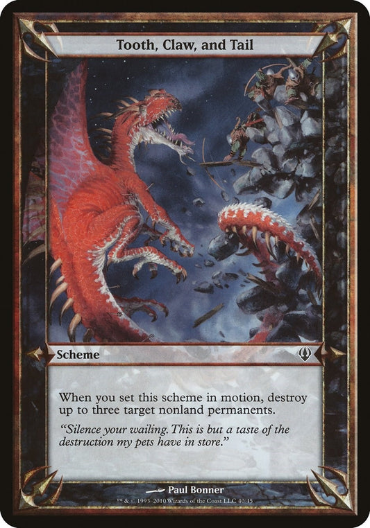 Image for Tooth, Claw, and Tail (Archenemy) - Magic: The Gathering