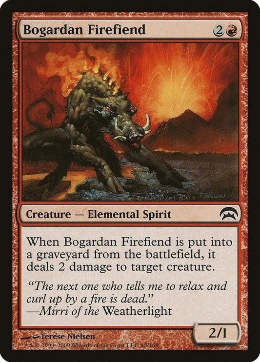 Image for Bogardan Firefiend (48) - Magic: The Gathering