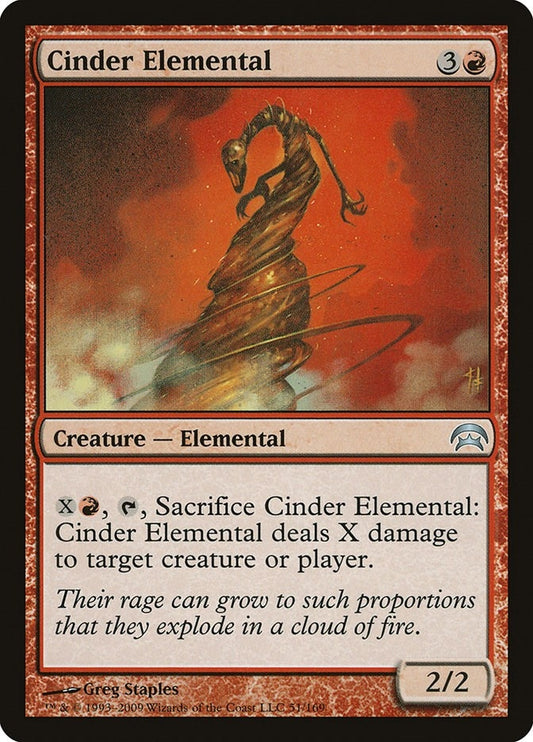 Image for Cinder Elemental (51) - Magic: The Gathering