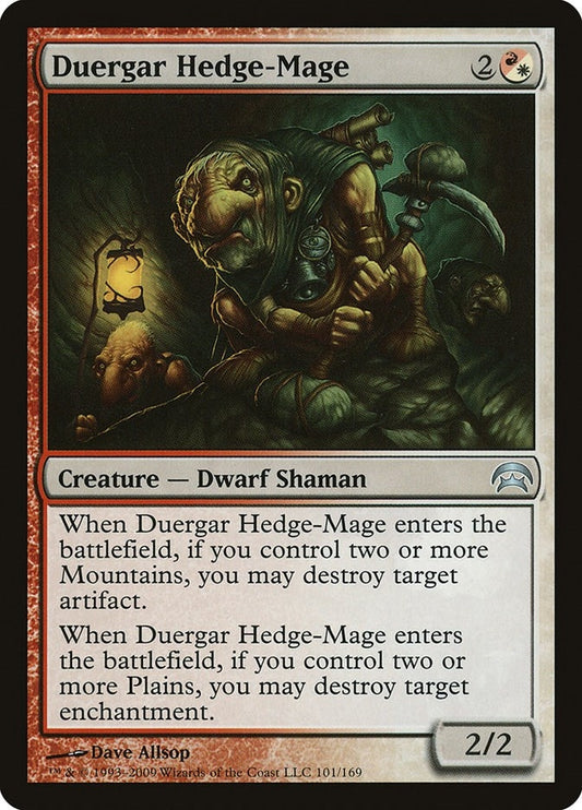 Image for Duergar Hedge-Mage (101) - Magic: The Gathering