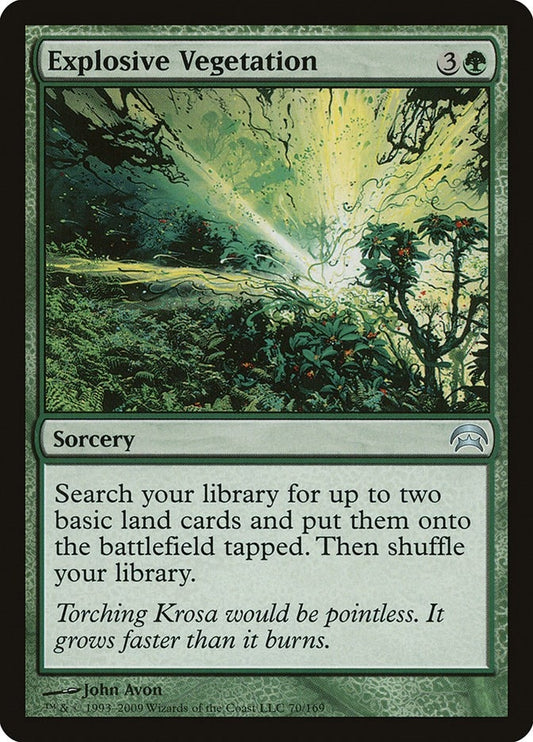 Image for Explosive Vegetation (70) - Magic: The Gathering