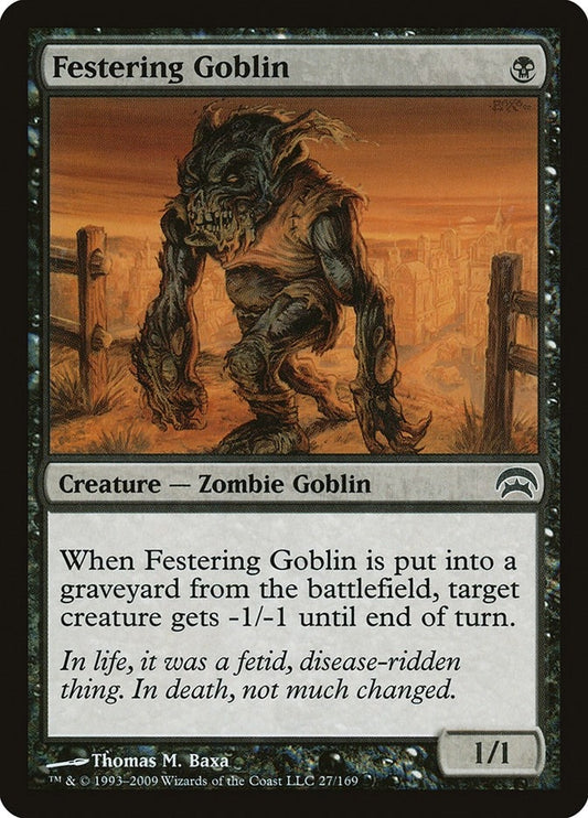 Image for Festering Goblin (27) - Magic: The Gathering