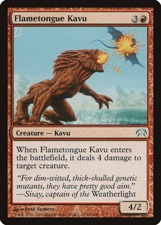 Image for Flametongue Kavu (54) - Magic: The Gathering