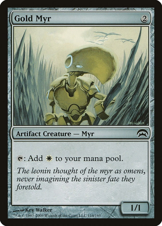 Image for Gold Myr (114) - Magic: The Gathering