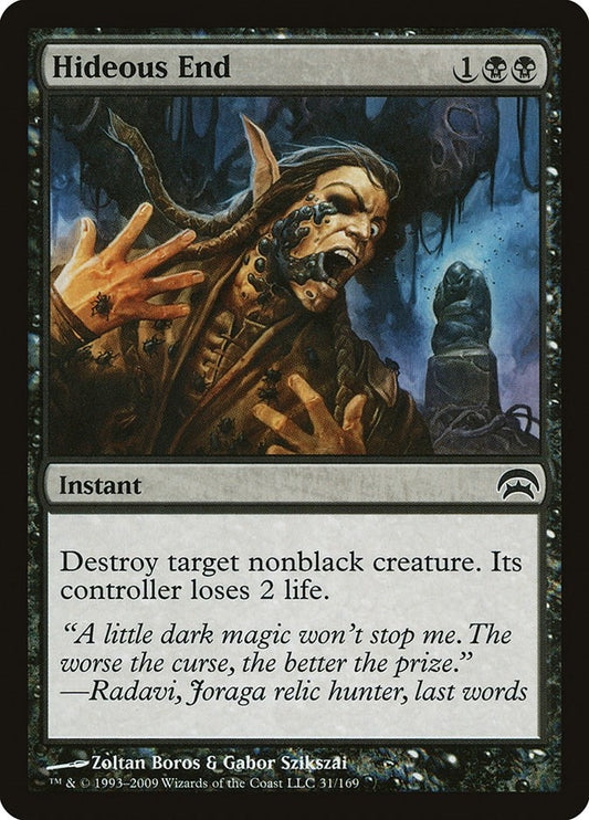 Image for Hideous End (31) - Magic: The Gathering