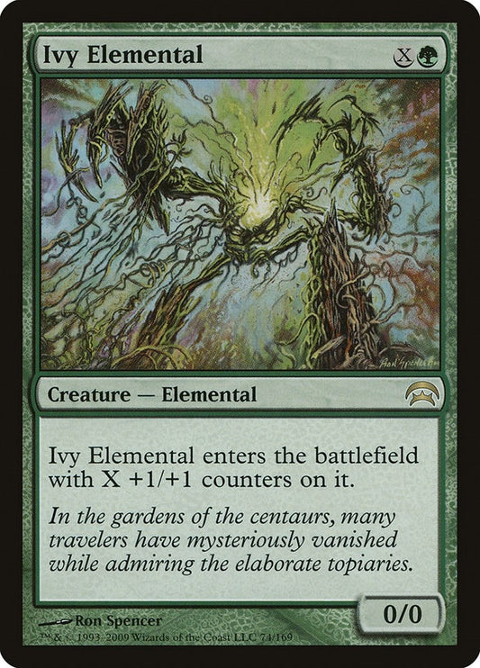Image for Ivy Elemental (74) - Magic: The Gathering