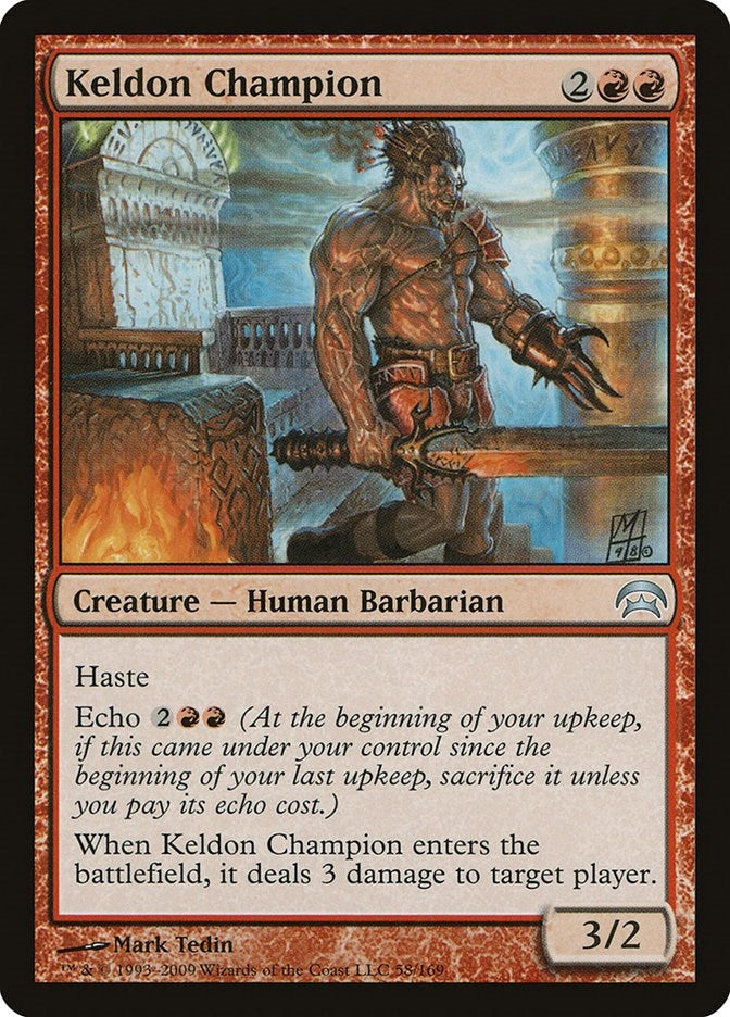 Image for Keldon Champion (58) - Magic: The Gathering