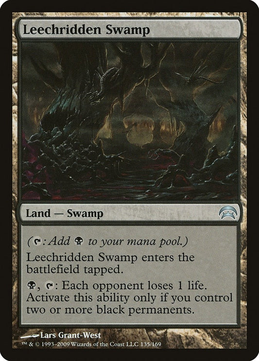 Image for Leechridden Swamp (135) - Magic: The Gathering