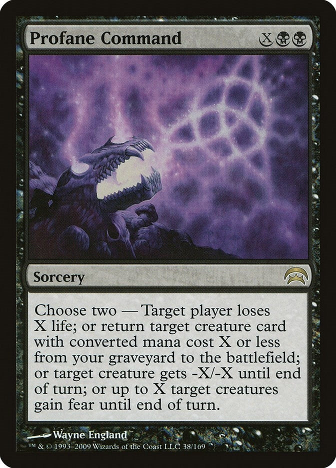 Image for Profane Command (38) - Magic: The Gathering
