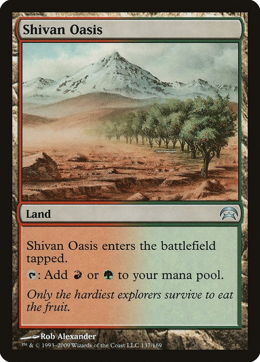 Image for Shivan Oasis (137) - Magic: The Gathering