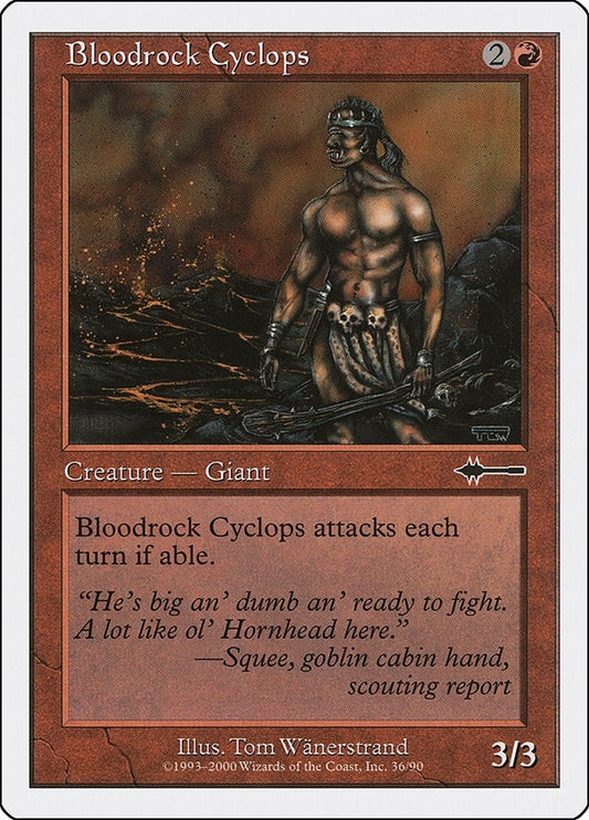 Image for Bloodrock Cyclops (36) - Magic: The Gathering