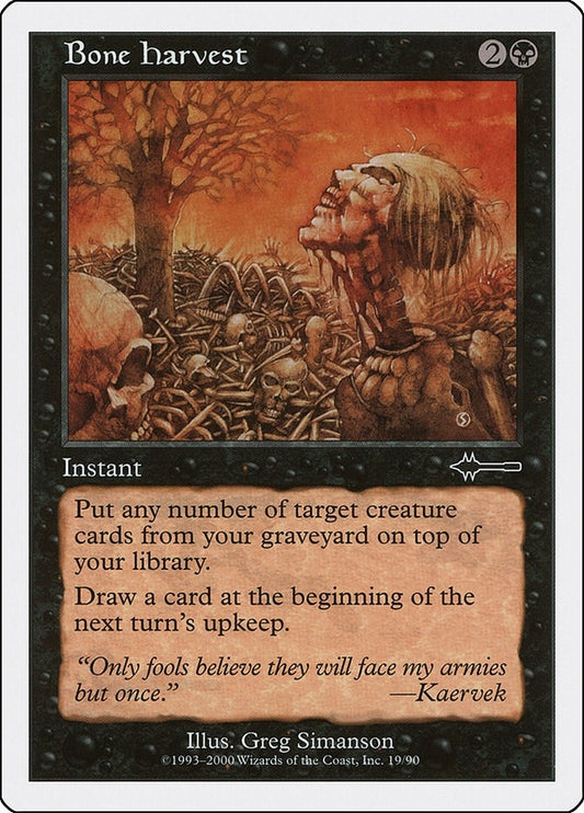 Image for Bone Harvest (19) - Magic: The Gathering