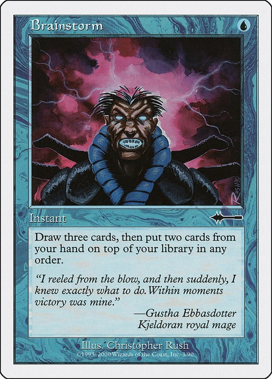 Image for Brainstorm (3) - Magic: The Gathering