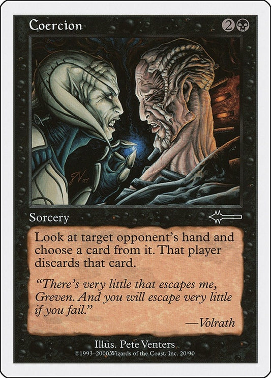 Image for Coercion (20) - Magic: The Gathering