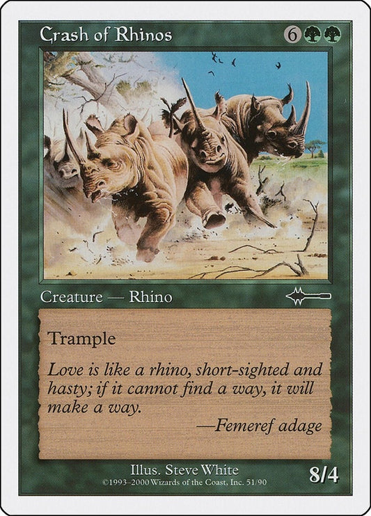 Image for Crash of Rhinos (51) - Magic: The Gathering