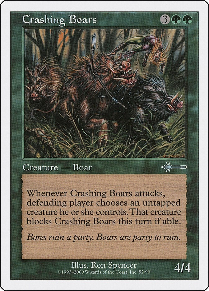 Image for Crashing Boars (52) - Magic: The Gathering