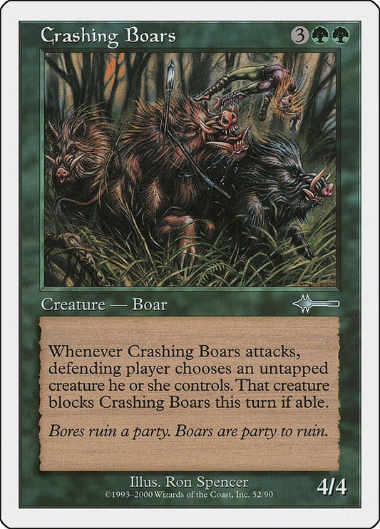 Image for Crashing Boars (52) - Magic: The Gathering