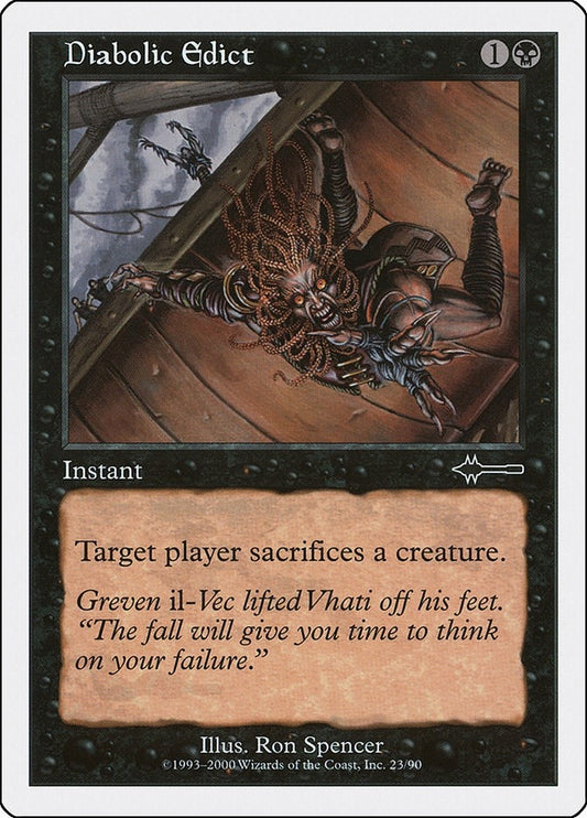 Image for Diabolic Edict (23) - Magic: The Gathering