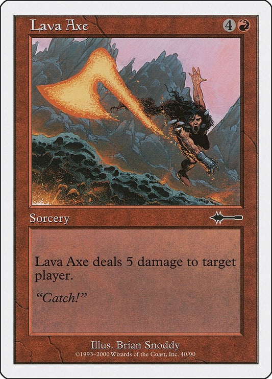 Image for Lava Axe (40) - Magic: The Gathering