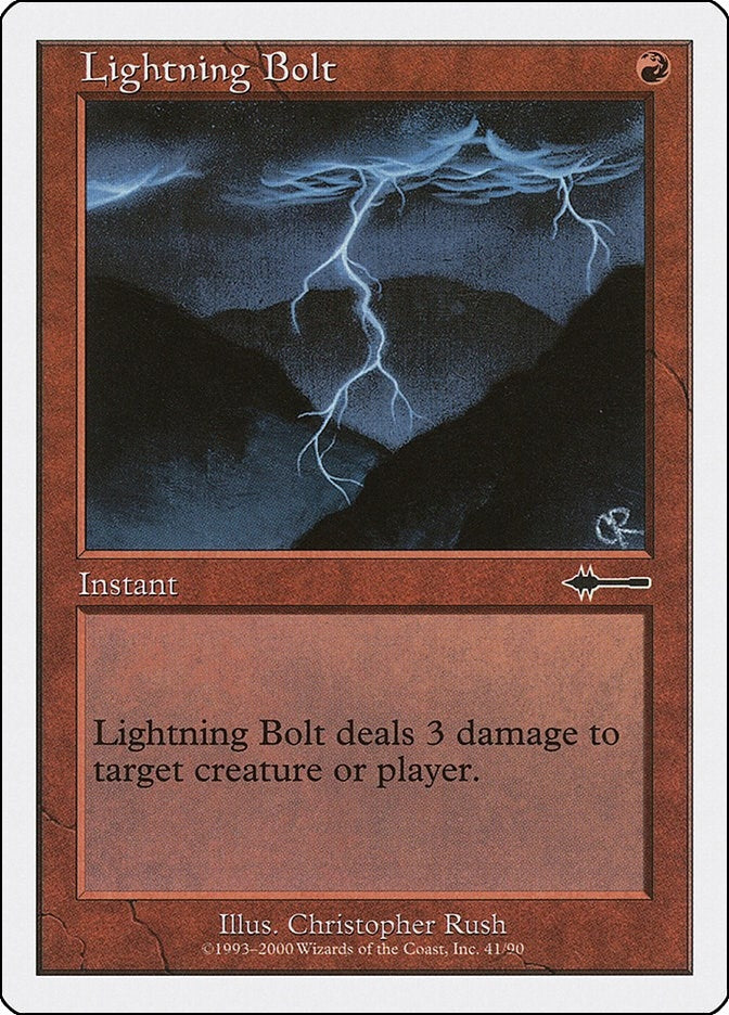 Image for Lightning Bolt (41) - Magic: The Gathering