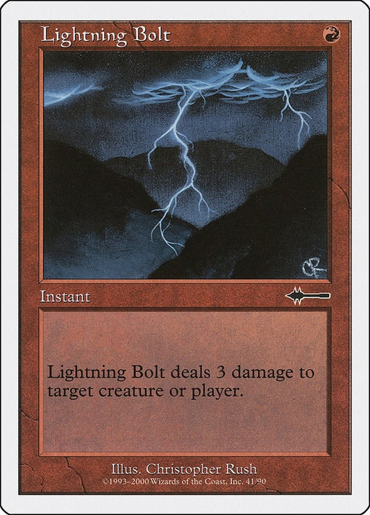 Image for Lightning Bolt (41) - Magic: The Gathering