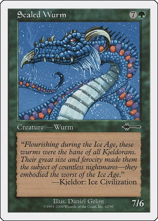Image for Scaled Wurm (62) - Magic: The Gathering