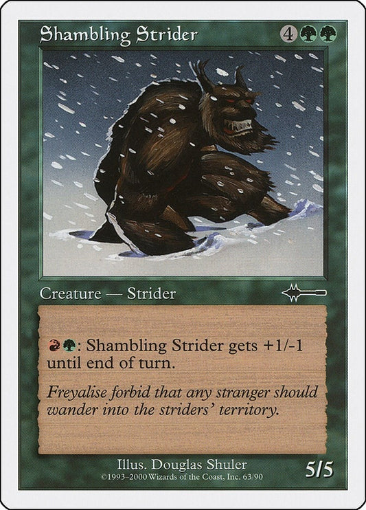Image for Shambling Strider (63) - Magic: The Gathering