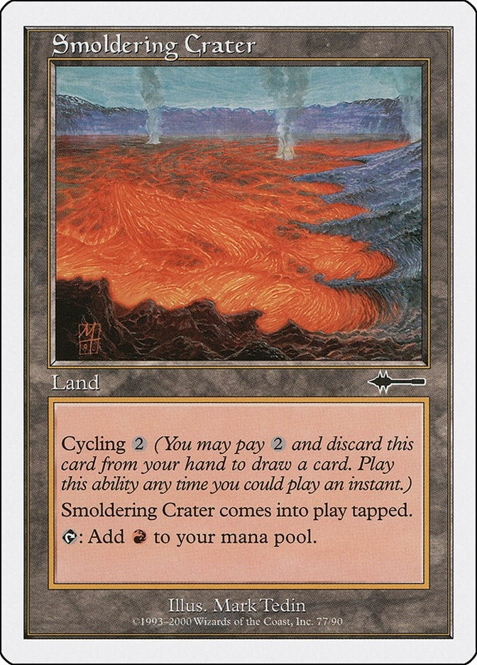 Image for Smoldering Crater (77) - Magic: The Gathering