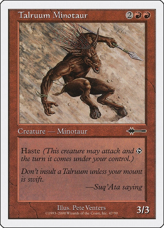 Image for Talruum Minotaur (47) - Magic: The Gathering