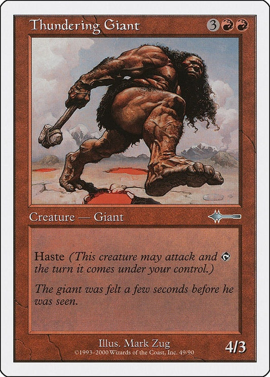 Image for Thundering Giant (49) - Magic: The Gathering
