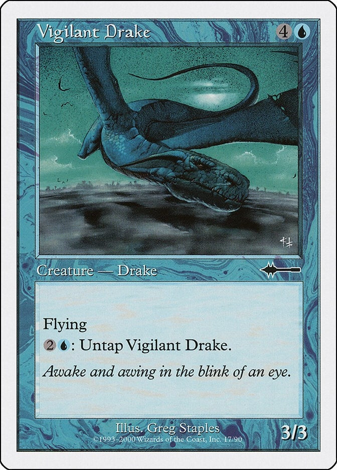 Image for Vigilant Drake (17) - Magic: The Gathering