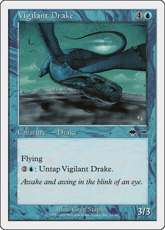 Image for Vigilant Drake (17) - Magic: The Gathering