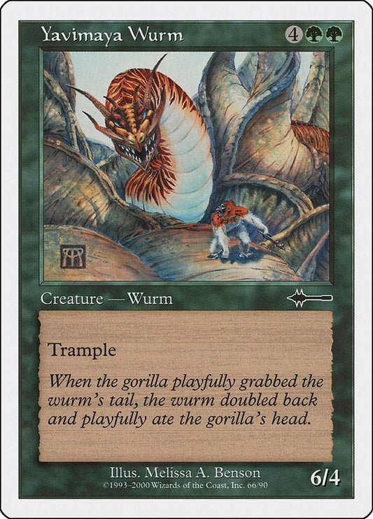 Image for Yavimaya Wurm (66) - Magic: The Gathering