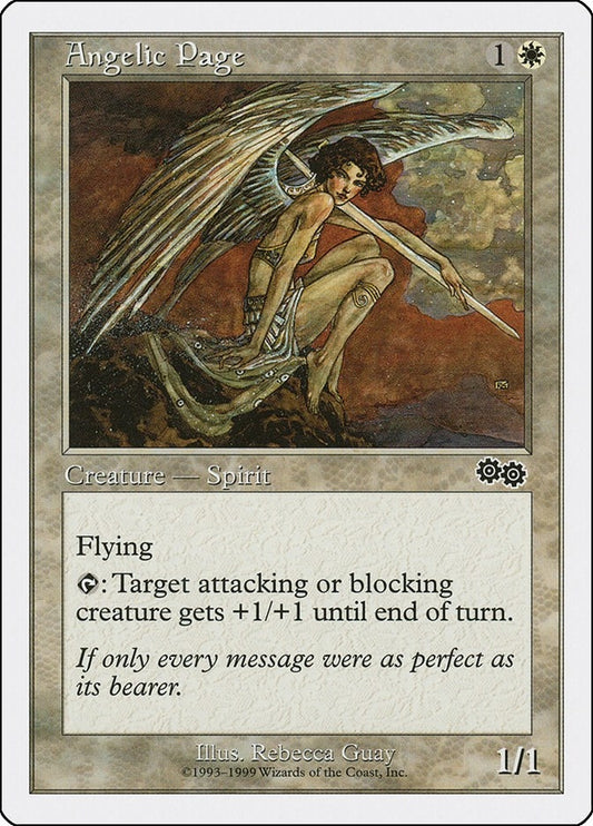 Image for Angelic Page - Magic: The Gathering