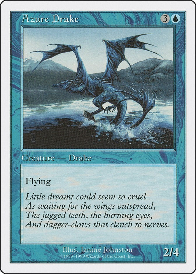 Image for Azure Drake - Magic: The Gathering