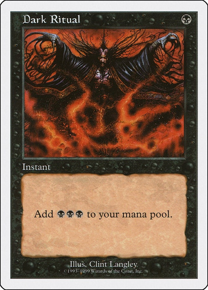 Image for Dark Ritual - Magic: The Gathering